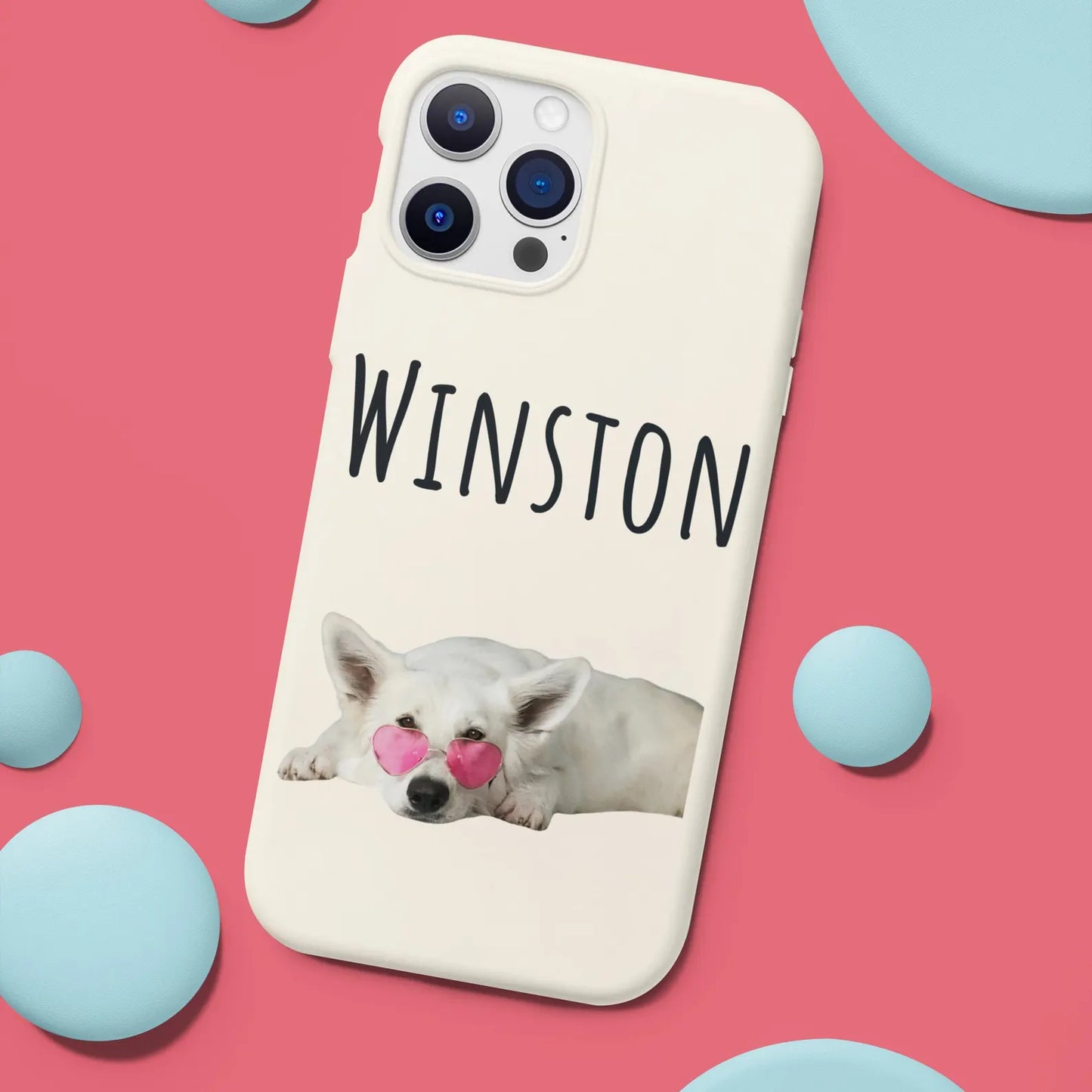 Personalized Pet Portrait Phone Case – Custom Dog & Cat Art