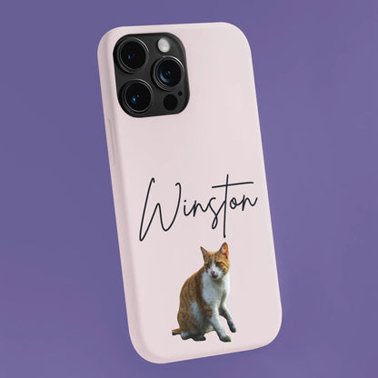 Personalized Pet Portrait Phone Case – Custom Dog & Cat Art